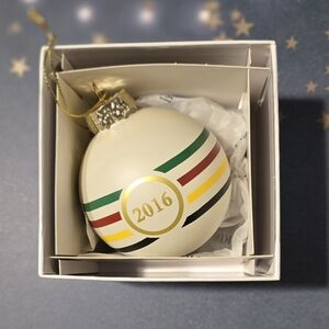 2016 Pendleton Holiday Ornament with Multicolor Stripes No Box